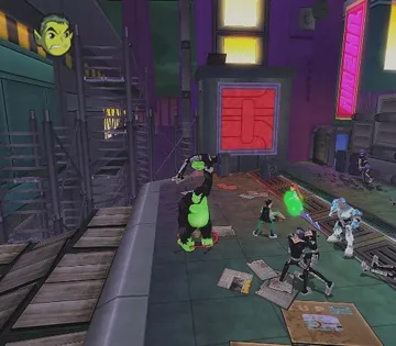 Teen Titans screen shot game playing